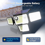 4500LM Solar Lights Outdoor Waterproof, 254 LED Solar Flood Lights Outdoor - Image 4