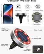 btfarm 16 Pack Solar Lights Outdoor, 8 LED Solar Ground Lights IP65 Waterproof - Image 6