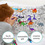 Coloring Pillowcase for Kids – Reusable DIY Pillow Cover - Image 3