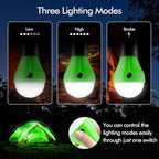 FLY2SKY Portable LED Tent Lamp, Clip Hook Hurricane Emergency Light Bulb - Image 3