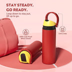 POWCAN 24 oz Travel Water Bottle: 2-in-1 Push-Button Spout & Quick-Flip Straw - Image 6