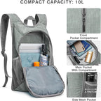 G4Free 10L Hiking Backpack Small Travel Hiking Daypack Lightweight Packable - Image 3