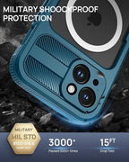 Lanhiem Magnetic for iPhone 15 Plus Case, IP68 Waterproof Dustproof Case - Image 4
