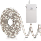 echosari Battery Operated Motion Sensor Cabinet Strip Lights, 9.8Ft 90 LED by echosari