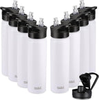 HASLE OUTFITTERS Insulated Water Bottle 22 oz Double Wall Stainless Steel Water by HASLEOUTFITTERS