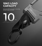 Dexnor Heavy Duty Key Chain Bottle Opener, Carabiner Key Ring Clip - Image 5
