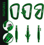 Rhino Produxs 12kN Heavy Duty Carabiner Clips, - Image 4