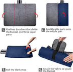 Tirrinia Large Waterproof Outdoor Blanket, Soft Warm Windproof Stadium Blanket - Image 8