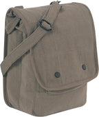 Rothco Vintage Canvas Map Case Crossbody Shoulder Bag, Olive Drab by Rothco