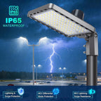 LED Parking Lot Light 240W/200W/180W, 36000LM Parking Lot Lights Outdoor 5 in 1 - Image 7