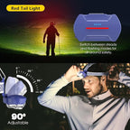 MIOISY Rechargeable Headlamp, High Lumen Bright 5 LED Head Lamp - Image 4