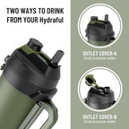 Hydraful Gallon Jug, 128oz Large Insulated Stainless Steel Sports Water Jug - Image 2