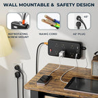 Outdoor Power Strip Weatherproof, IPX6 Waterproof Surge Protector - Image 6