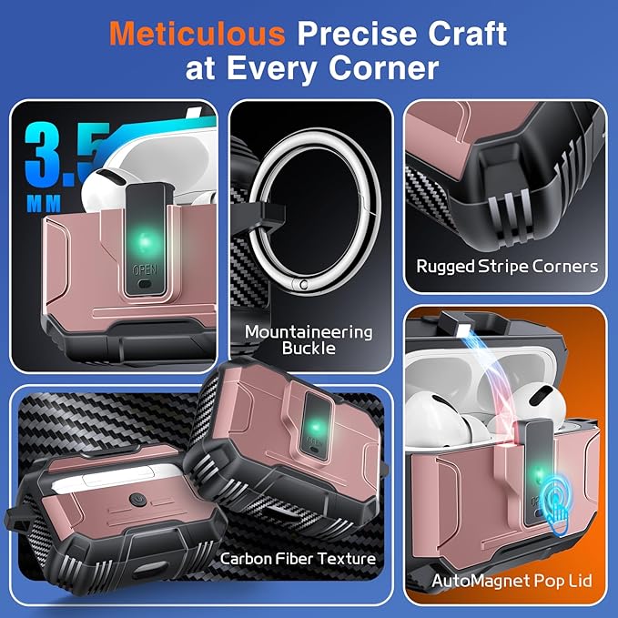 Armoured Heavy Duty for AirPods Pro1 Generation Case - Image 6