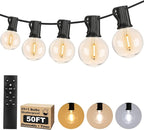 50FT Outdoor String Lights by BestChoiceforYourLife