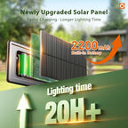 addlon 25FT Solar Powered Outdoor String Lights Waterproof - Image 6