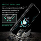 for iPhone 15 Pro Max Case, Skeleton Winding Snake Pattern Graphic Design Girl - Image 2