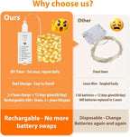 HXWEIYE Rechargeable Fairy Lights - Image 7