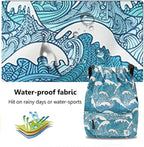 Waterproof Drawstring Bag, Gym Bag Sackpack Sports Beach Backpack - Image 6