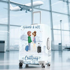 Valentine'S Day Couple Travel Luggage Cover -Stretchable Airplane Suitcase - Image 9