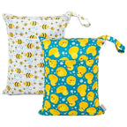 ALVABABY 2pcs Cloth Diaper Wet Dry Bags Waterproof Reusable by ALVABABY