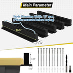 Overhead Garage Storage Rack 4-Bin, Heavy Duty Ceiling Racks w/ 400 LBS Load - Image 2