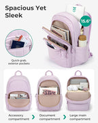 BAGSMART College Laptop Backpack, Travel Backpack - Image 3