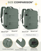 coofay Large Travel Backpack For Women Men Airline Approved Carry On Backpack - Image 4