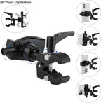 Mippko Phone Holder for Golf Cart/Microphone Stand/Cart/Railing/Handlebar/Rod - Image 7