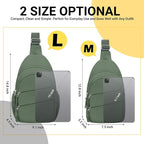 Tuwubi Crossbody Bags for Women, Sling Bag for Men, Small Hiking Backpack Anti - Image 8