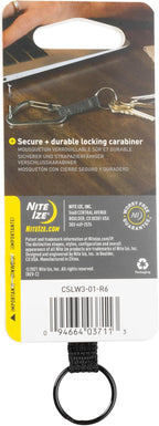 Nite Ize CSLW3-01-R6 SlideLock Ring, Aluminum Locking Carabiner Key, 3-25lb - Image 5