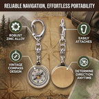 Pocket 2Pcs Outdoor Keychain Keychain - Image 2
