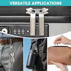 8 Pcs Anti-Theft Small Carabiner Clip, Double Opening Zipper Pull Replacement - Image 3