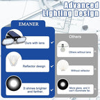 EMANER Motion Lights Solar Powered, Outdoor Flood Lights Stay On or Motion - Image 8