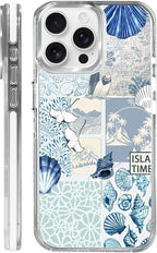 Case for iPhone 13 Pro Max, Sea Life Ocean Waves Seashell Collage Phone Case by Toulas