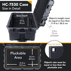 Lykus HC-7530 Large Waterproof Hard Case - Image 3
