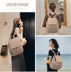 LOVEVOOK Backpack Purse for Women, Small Backpack for Women for Travel Work - Image 7