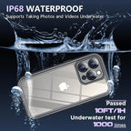 SPIDERCASE for iPhone 15 Pro Case Waterproof, IP68 Underwater, Full Body Sealed - Image 4