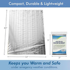 NOVAMEDIC Emergency Mylar Foil Thermal Blankets - Image 3