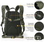 Mardingtop Small Tactical Backpack, Molle Hiking Backpack - Image 4