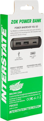 Interstate Batteries Portable Charger, 000mAH Power Bank, 20K Battery Pack - Image 6