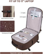 LOVEVOOK 40L Travel Backpack for Women & Men, Airline Approved Carry On Luggage - Image 9