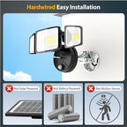 Onforu 70W Dusk to Dawn Outdoor Lighting, 7000LM Black Flood Lights Outdoor - Image 2