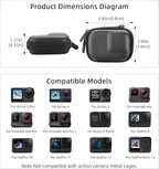 Carrying Case for DJI Osmo Action 5 Pro/6/4/3, Small Storage Bag for GoPro - Image 2