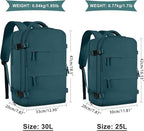 coowoz Large Travel Backpack For Women Men, Carry On Backpack Flight Approved - Image 2