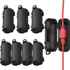 Extension Cord Cover Outdoor, 8 Pack IP54 Water-Resistant Power Cord Protector by CFMASTER