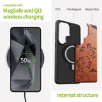 Carveit Magnetic Wooden Case for Samsung Galaxy S26 Ultra Case 2026, TPU - Image 4