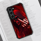 for Samsung Galaxy S23 Plus Case, Gestures Funny Skull Pattern Graphic Design - Image 4