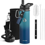RAYMYLO Insulated Water Bottle 24oz, Triple Wall Vacuum Stainless Steel by RAYMYLO