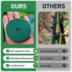 1/2inch 82ft Garden Tie Green Tape, Hitotsu Reusable Plant Tape, Nylon Plant - Image 6